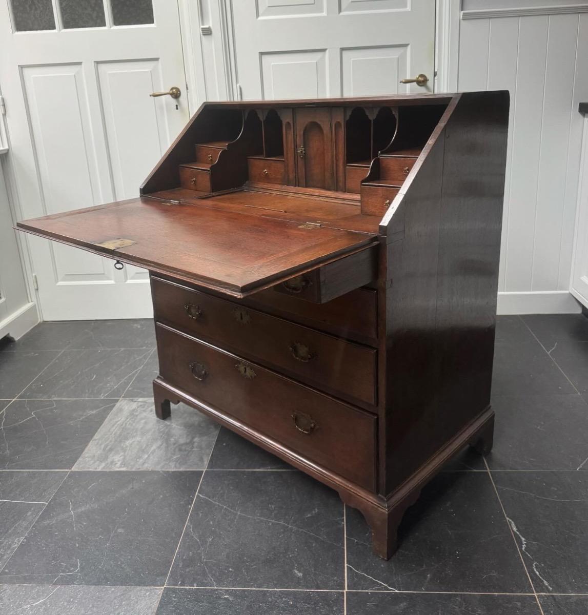 Antieke Engelse secretaire ca 1780