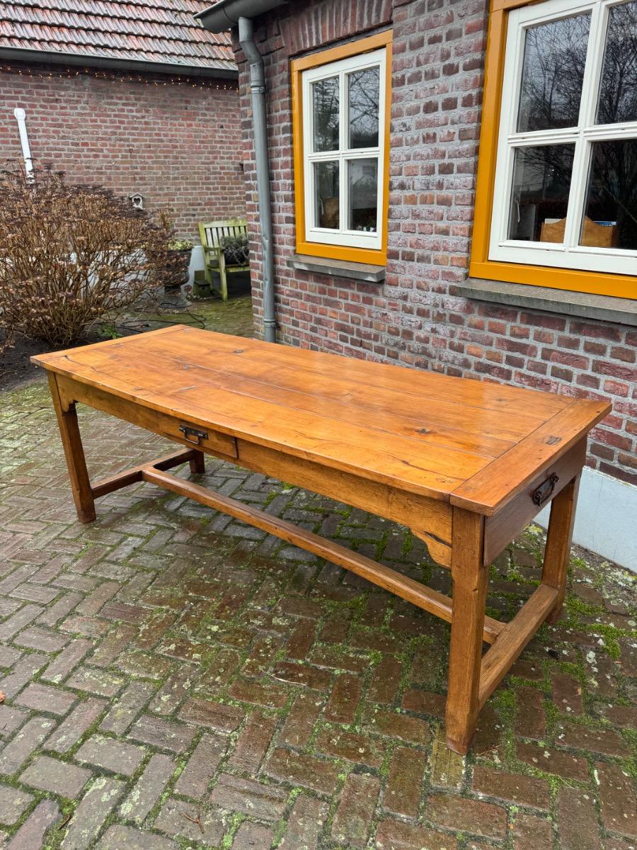 Antieke Franse eettafel boerentafel 