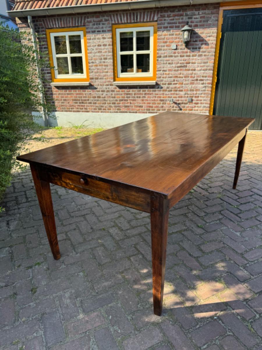 Antieke Franse eettafel tafel boerentafel 