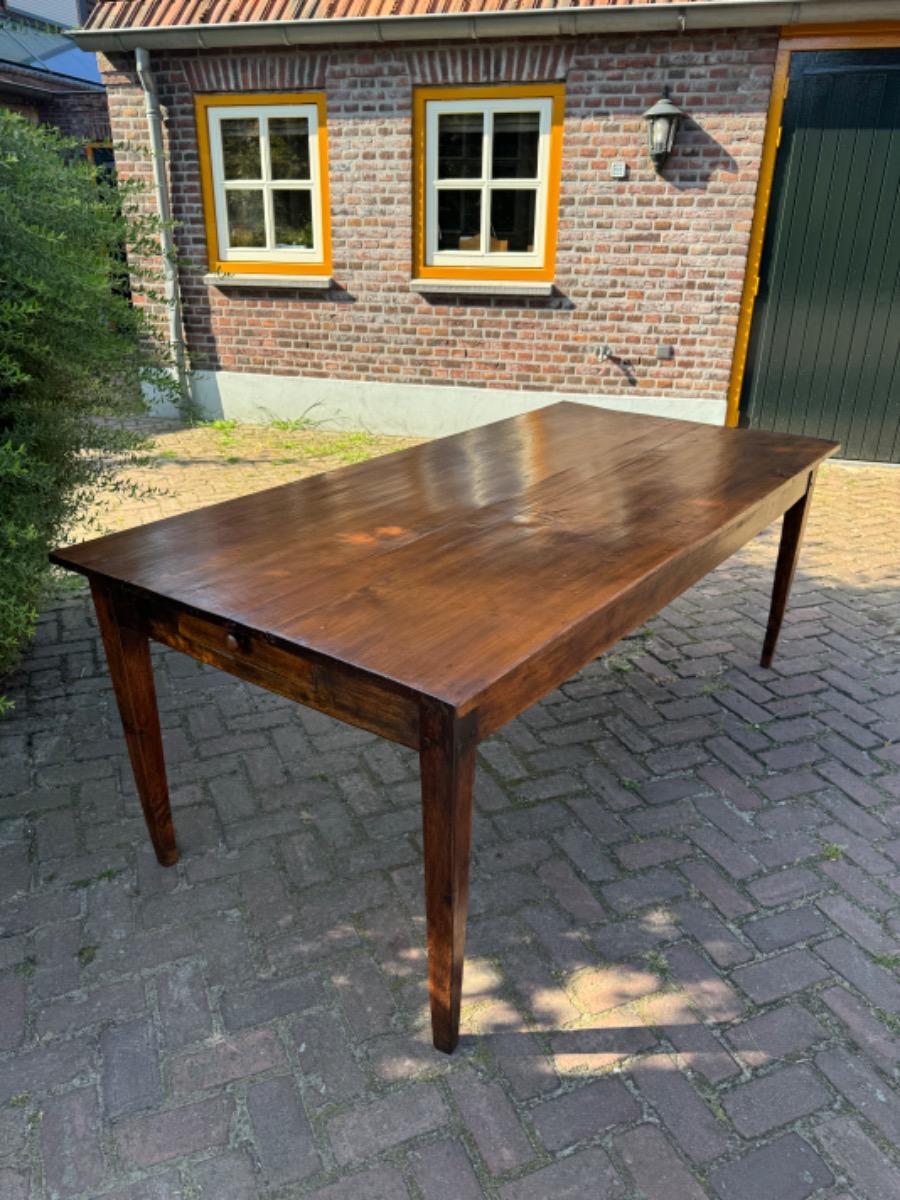 Antieke Franse eettafel tafel boerentafel 