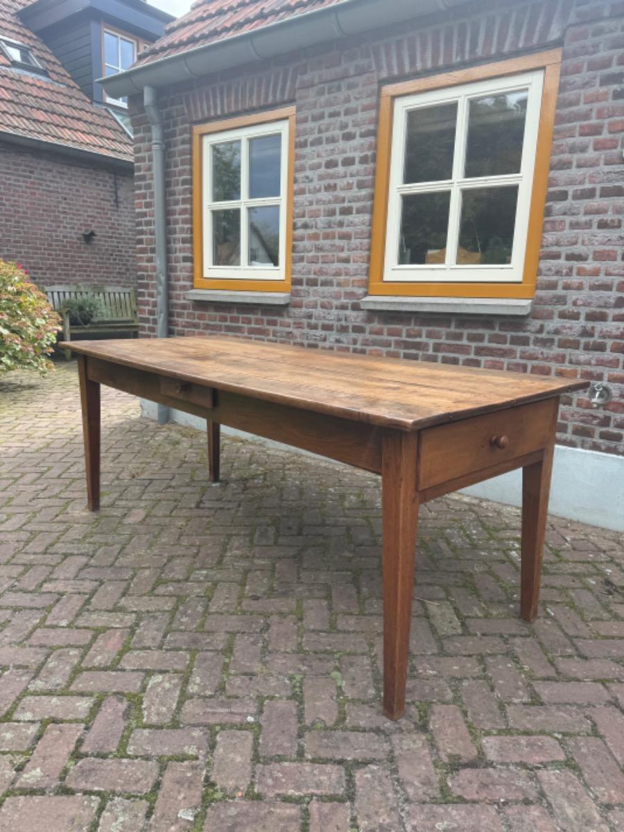 Antieke Franse eettafel tafel boerentafel 