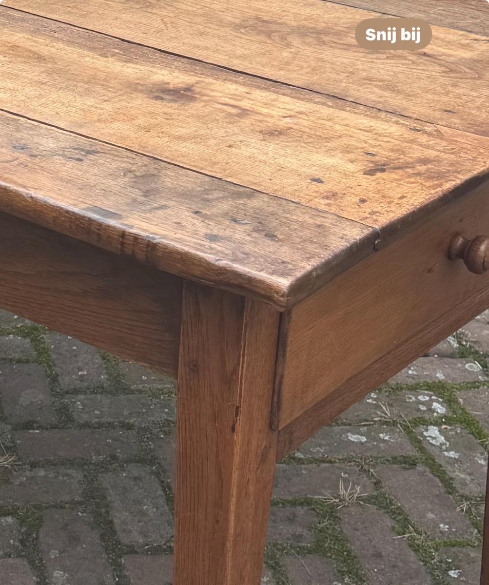 Antieke Franse eettafel tafel boerentafel 