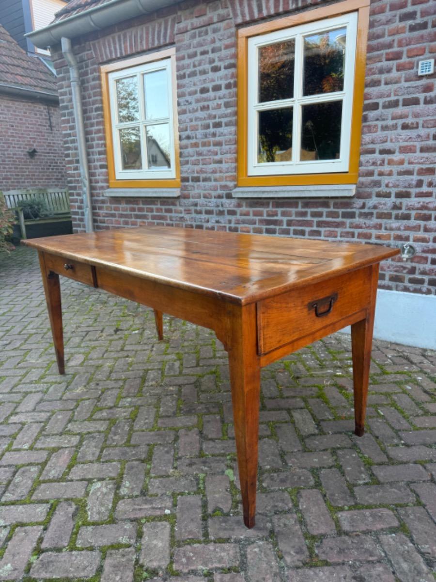 Antieke Franse eettafel tafel boerentafel 