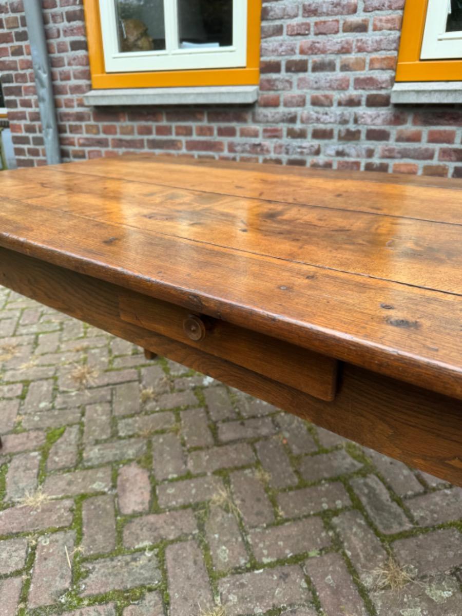 Antieke Franse eettafel tafel boerentafel 