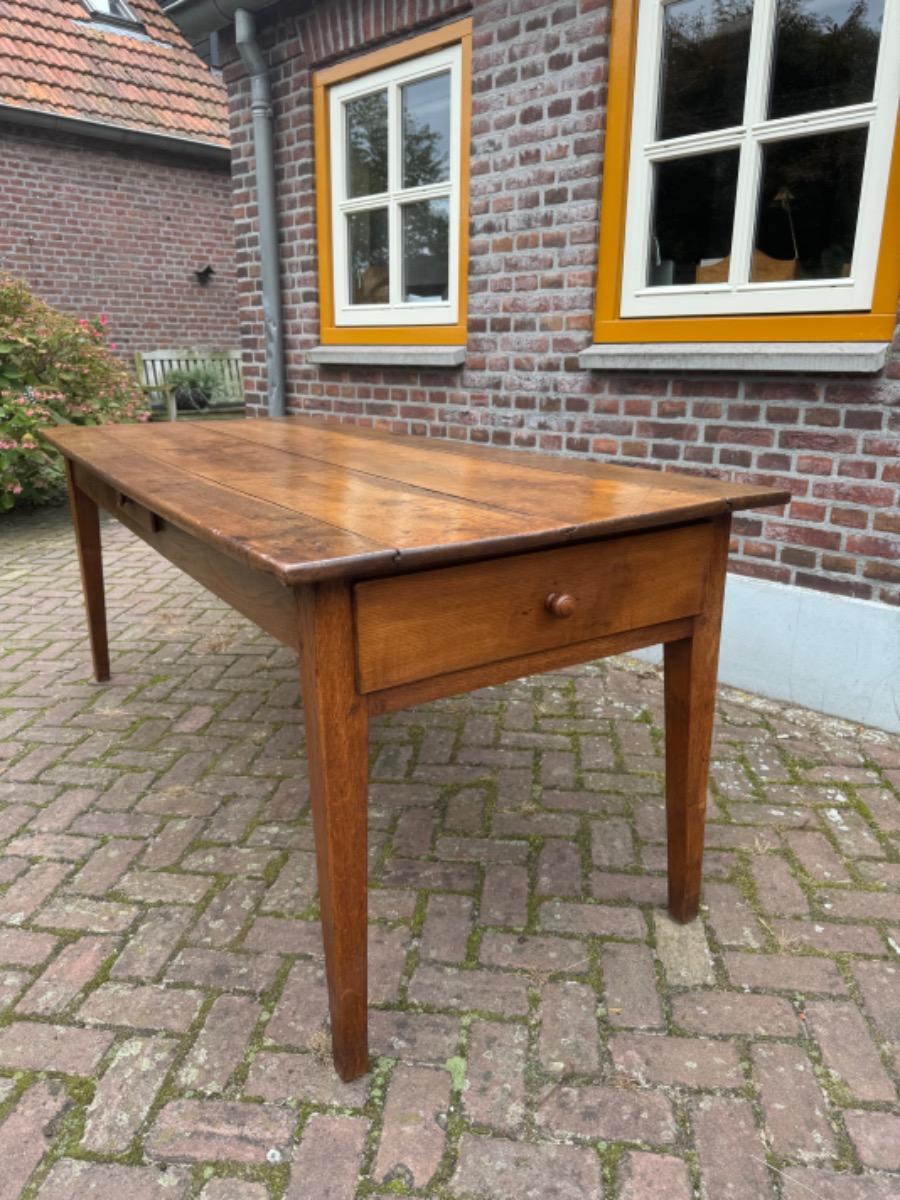 Antieke Franse eettafel tafel boerentafel 