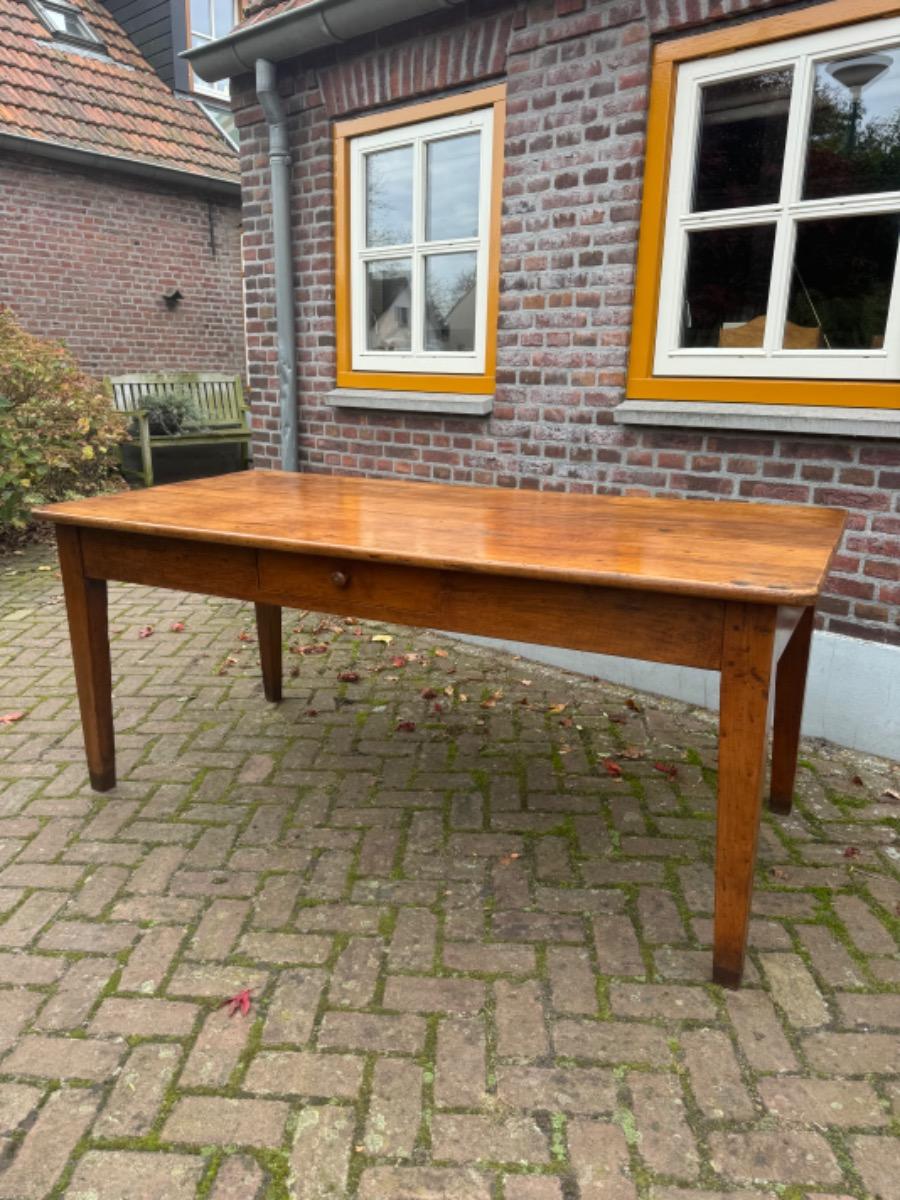 Antieke Franse eettafel tafel boerentafel 