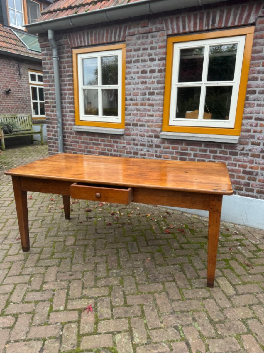 Antieke Franse eettafel tafel boerentafel 