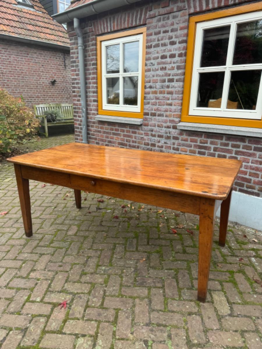 Antieke Franse eettafel tafel boerentafel 