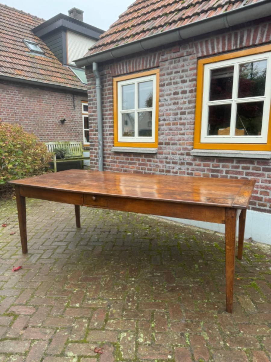 Antieke Franse eettafel tafel boerentafel 