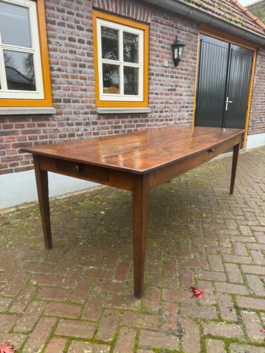 Antieke Franse eettafel tafel boerentafel 