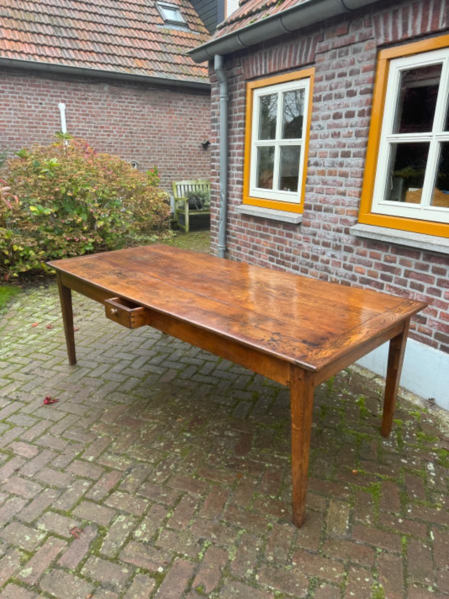 Antieke Franse eettafel tafel boerentafel 