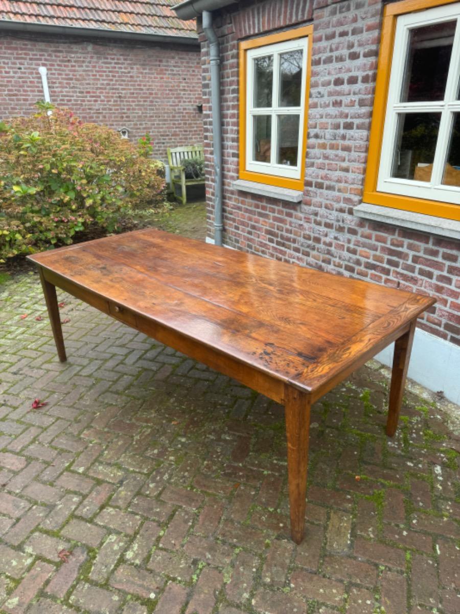 Antieke Franse eettafel tafel boerentafel 