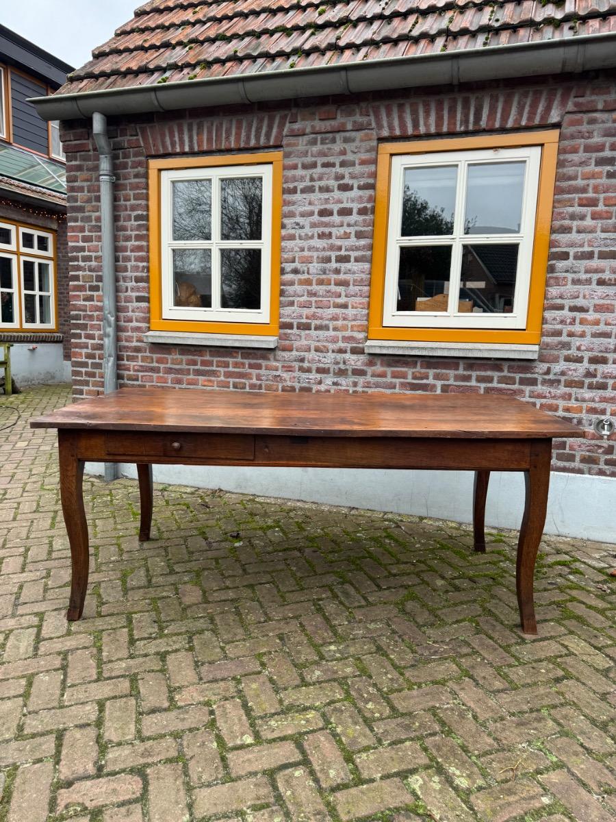 Antieke Franse eettafel tafel boerentafel 