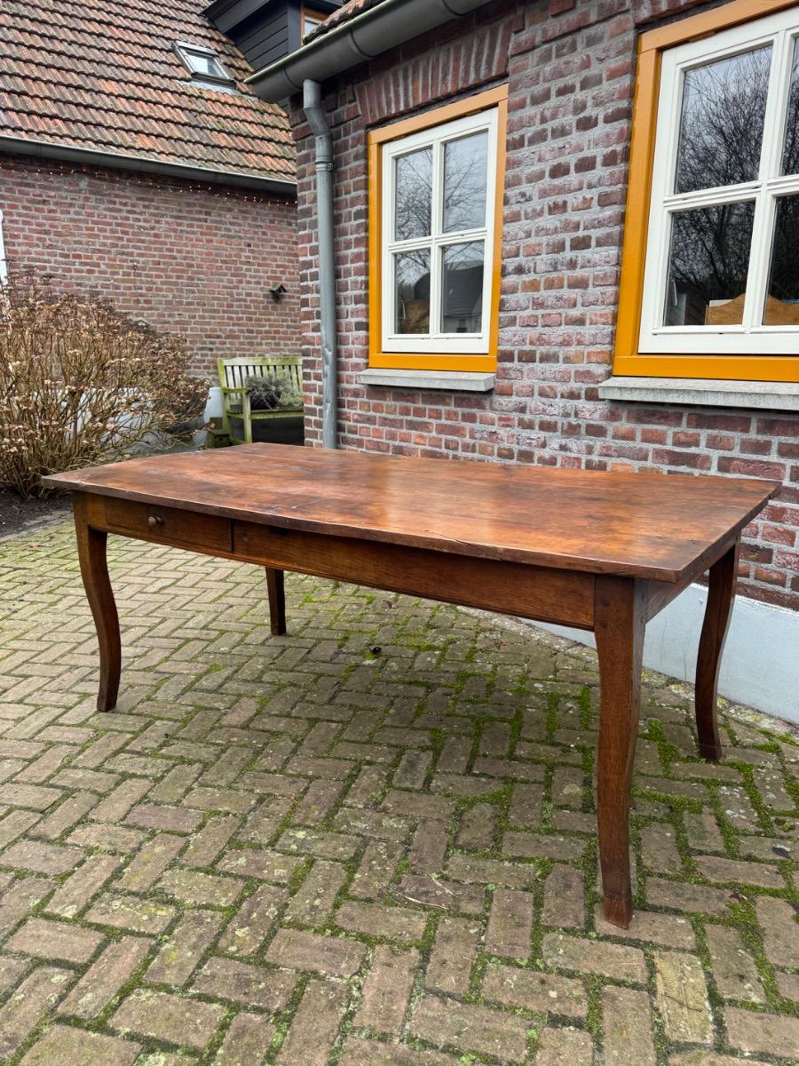 Antieke Franse eettafel tafel boerentafel 