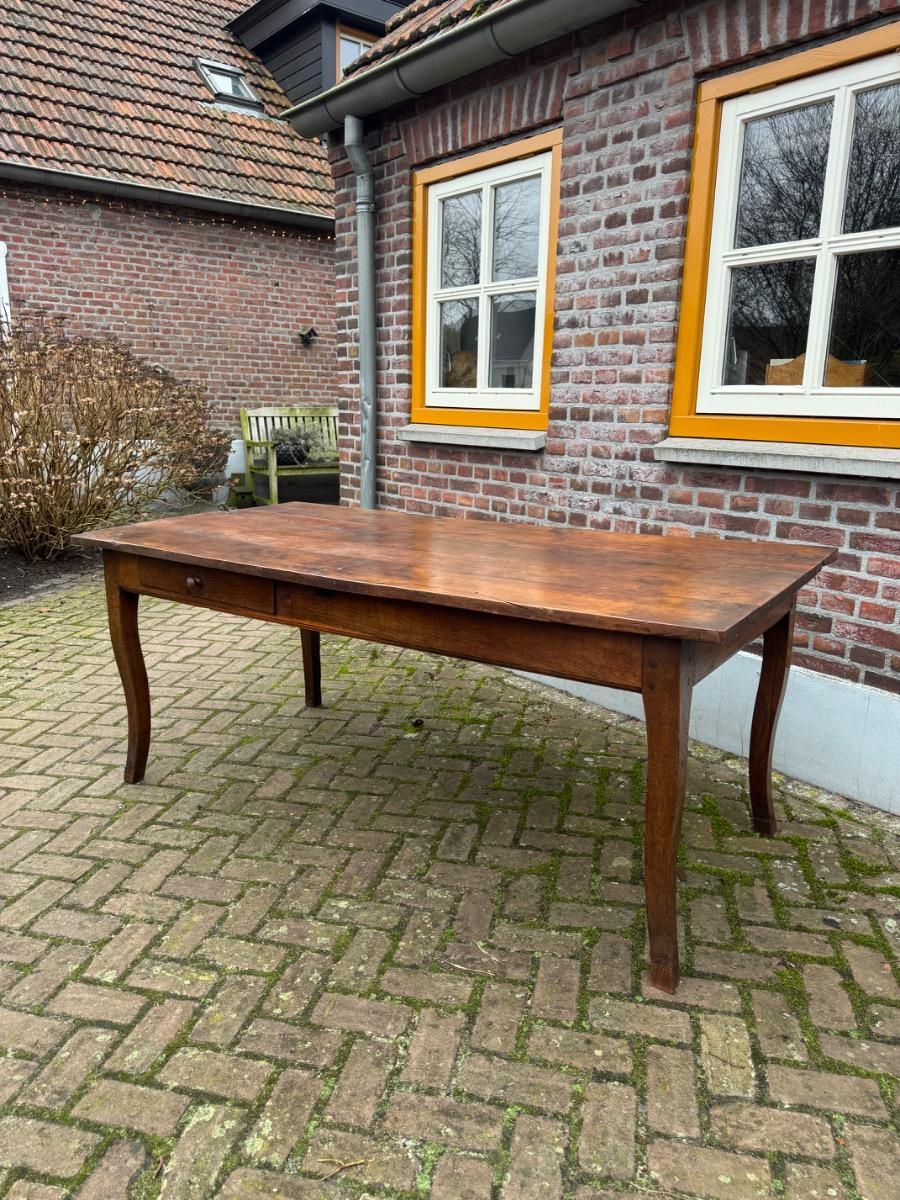 Antieke Franse eettafel tafel boerentafel 