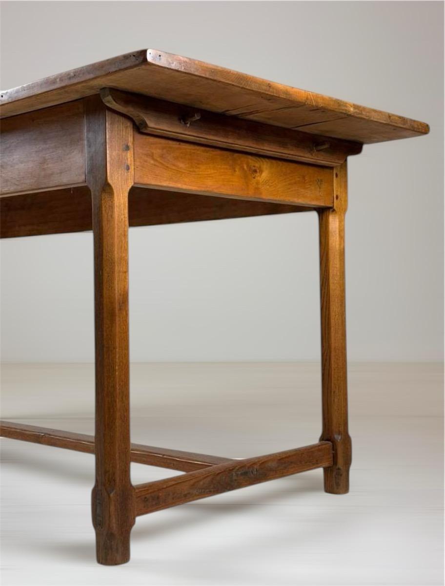 Antique French farmhouse table ca 1840 (T10)