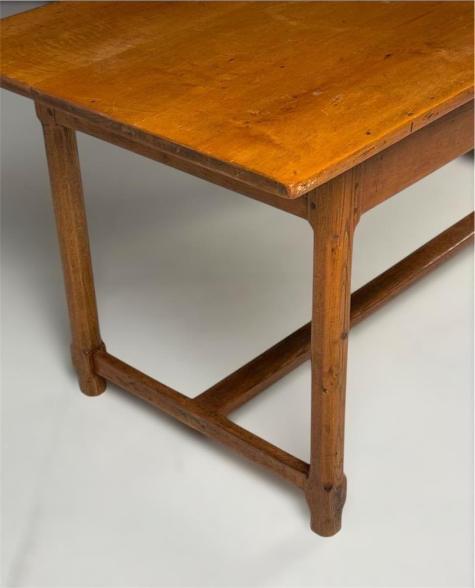 Antique French farmhouse table ca 1840 (T10)