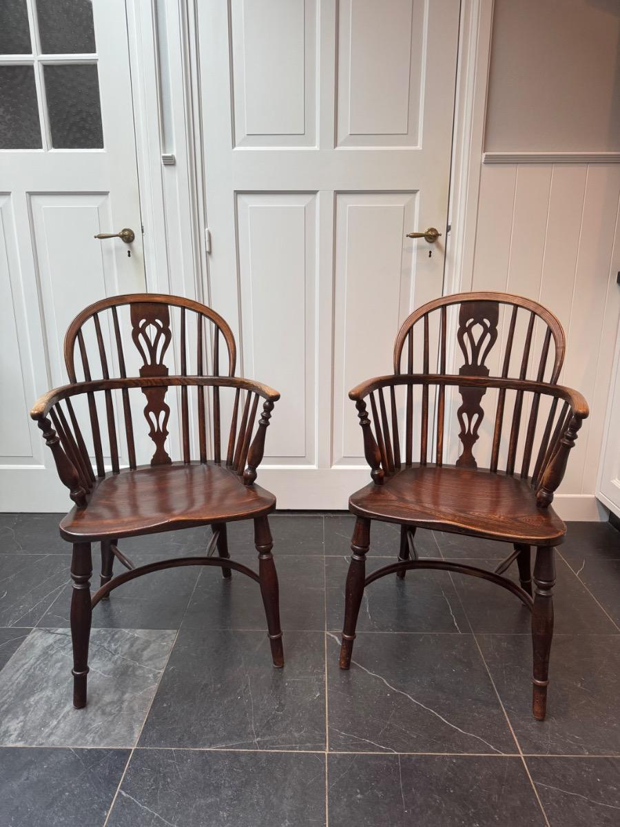 Set van 6 Windsor stoelen ca 1820