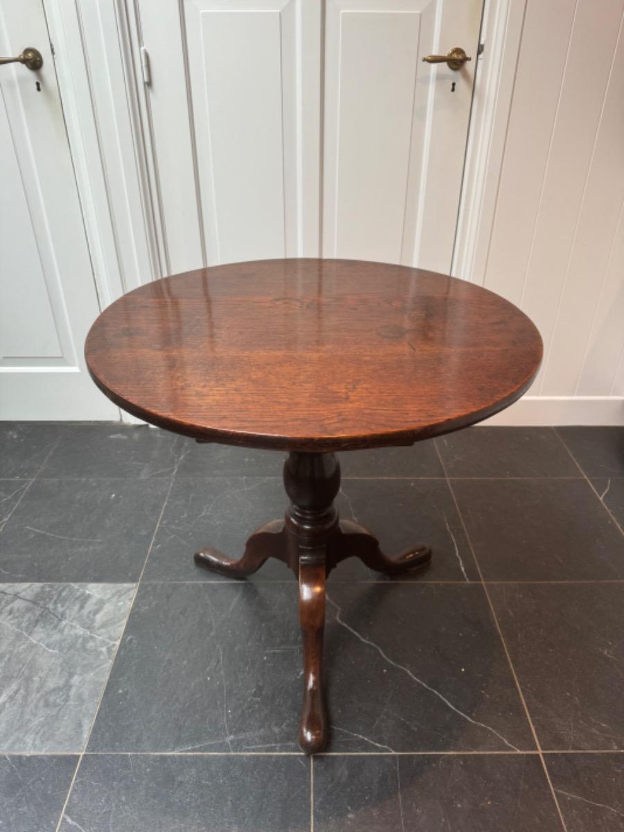 Tilttop tafel eikenhout ca 1780