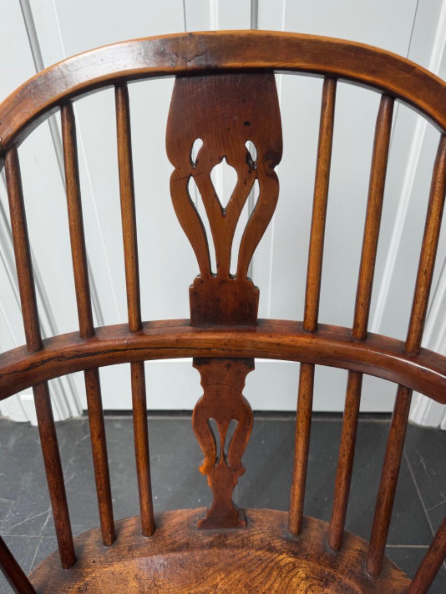 Yew wood Windsor chair 